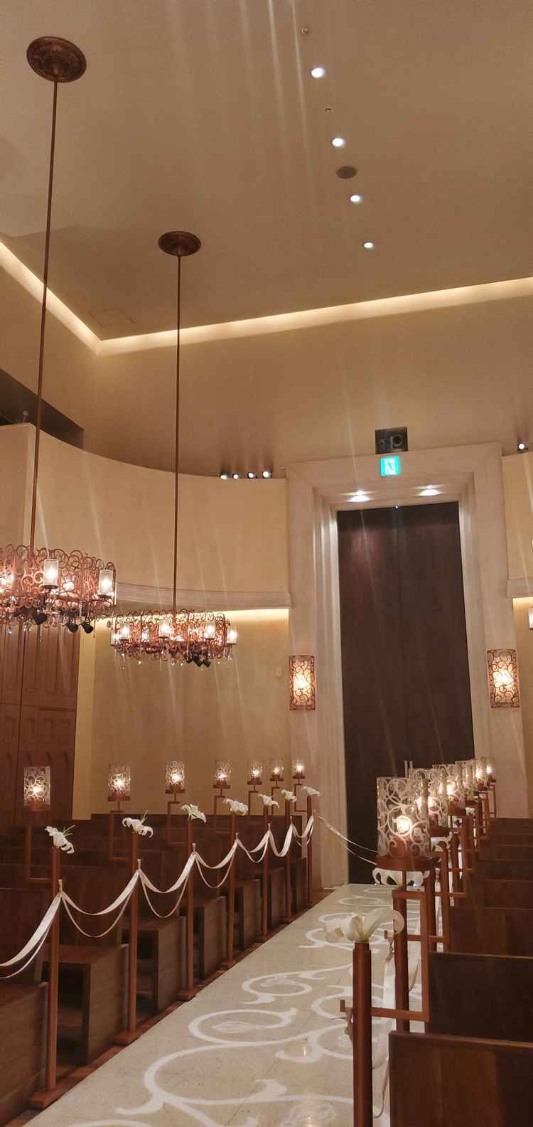 楽器を演奏する方は見えない場所(会場上部)から演奏されるとの事。