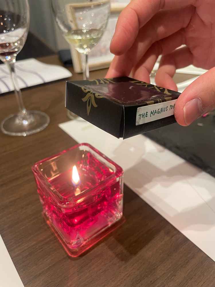 試食の時にサプライズをいただきました。