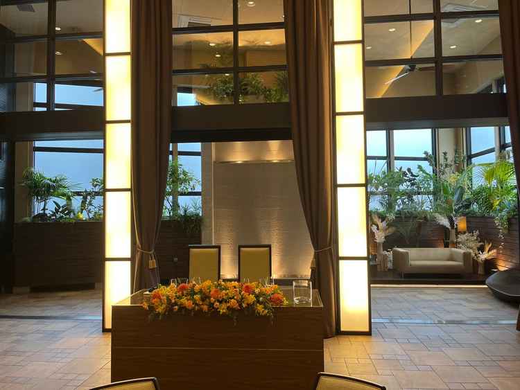 四種類の披露宴会場があり、自分の好みに合わせて選べます