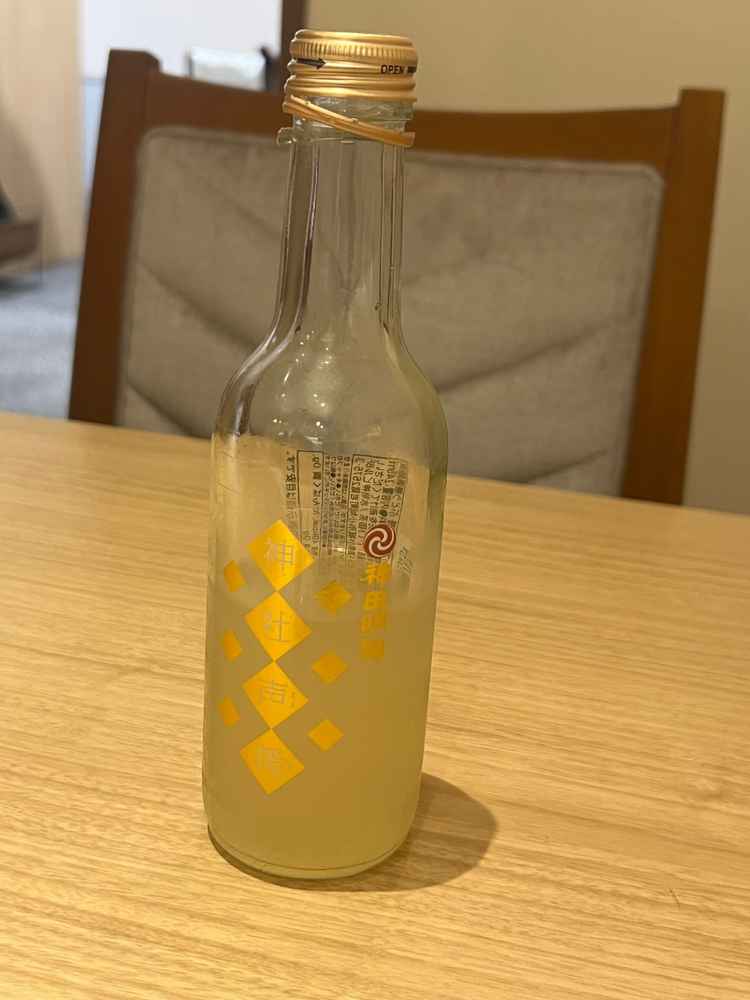 新郎がアルコールが飲めないのですが、神社声援(ジンジャエール)という洒落たソフトドリンクがありました