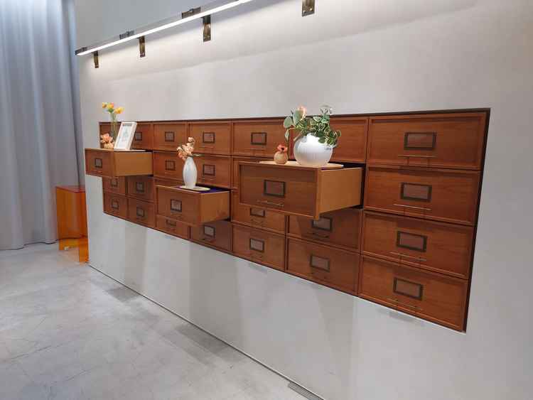 披露宴会場前待機スペースの装飾