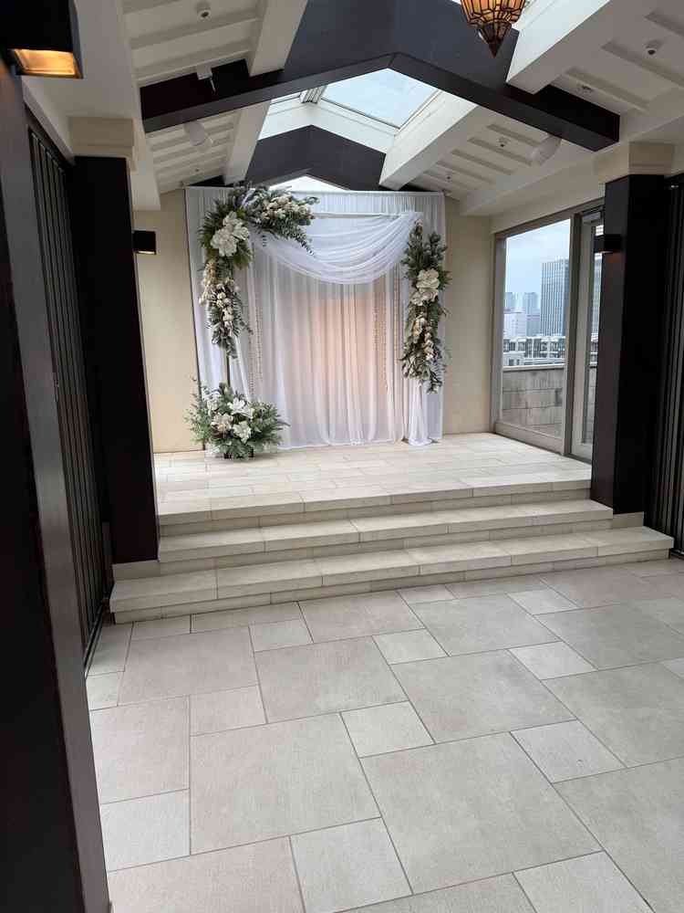 チャペル前の空間