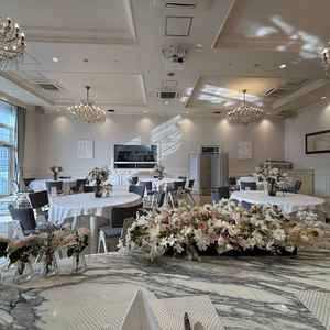 披露宴会場高砂席からの景色です。