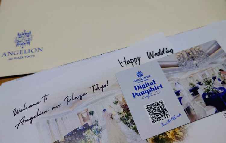 2人の名前が書かれたウェルカムカードが嬉しかったです