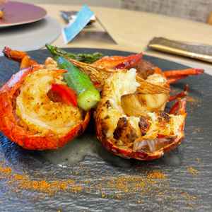 試食のオマール海老