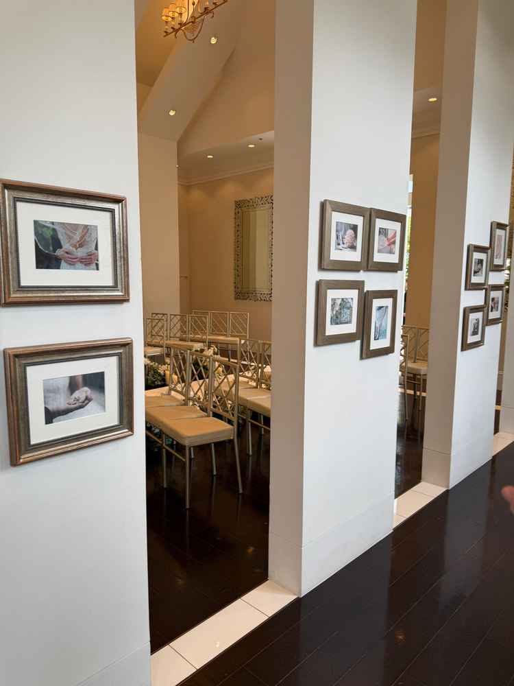 チャペル横のヒストリーコーナーがとても気に入りました。