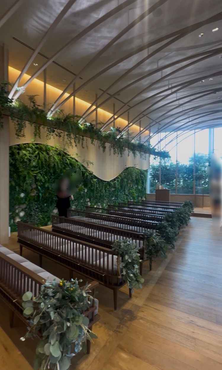 緑が多く、和やかな雰囲気でした