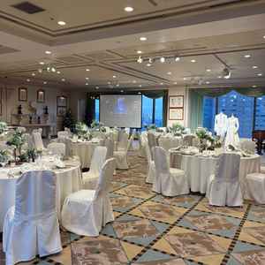 ホテル最上階にあるバンケット。スカイツリーも見える。