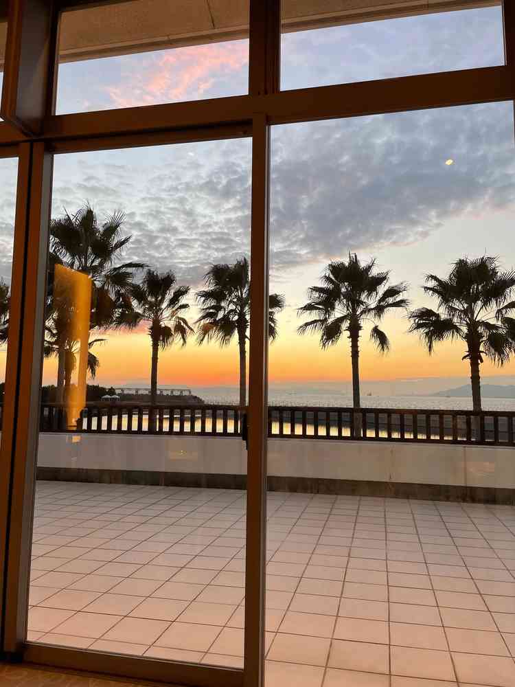 このリゾート感のあるサンセットは最高です。