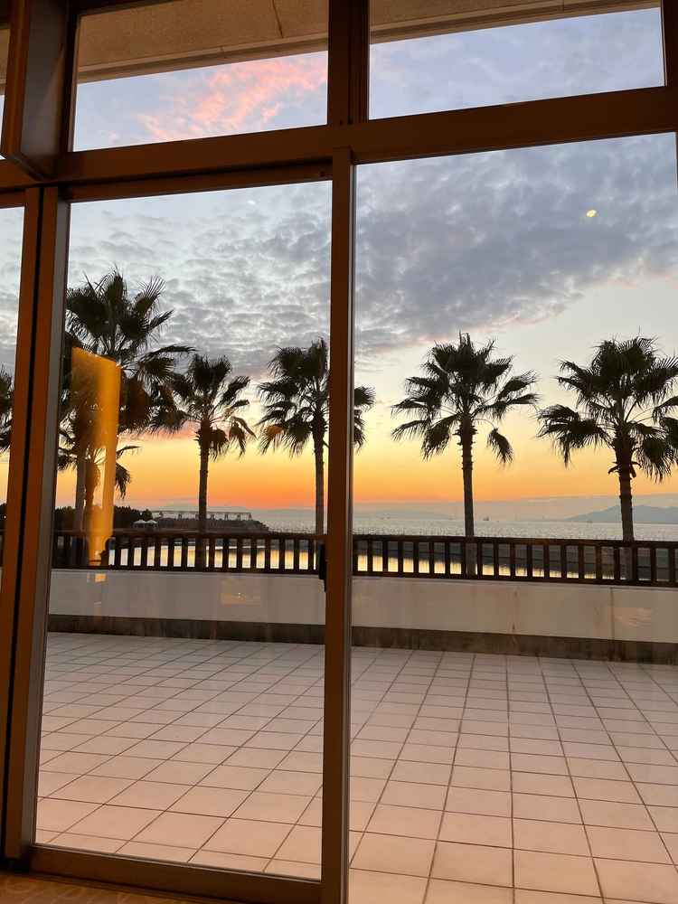 このリゾート感のあるサンセットは最高です。