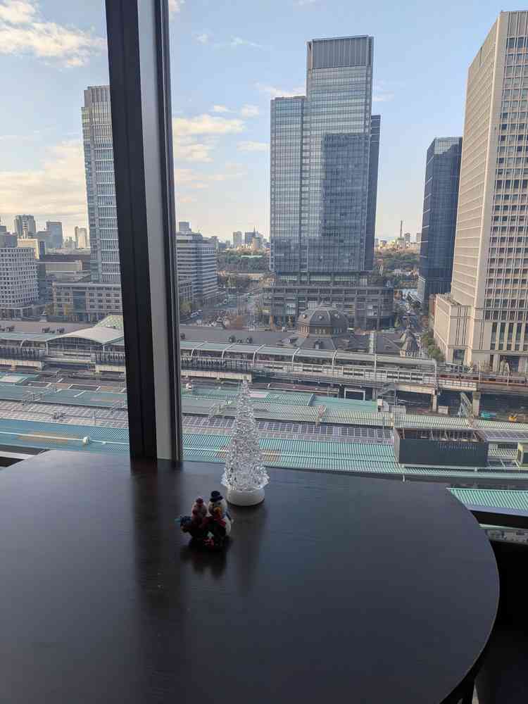 眺望が良い、両家控室でした。