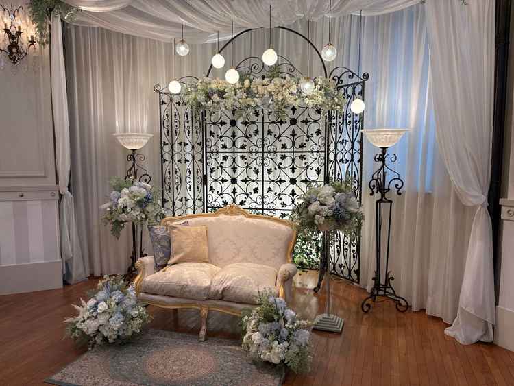 披露宴会場 新郎新婦席