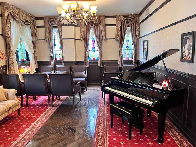 ロビーです。備品全てに統一感があってよかったです。