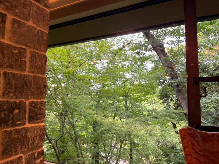 外は木々が多く、季札ごとに様々な景色が見えそうで良かったです。