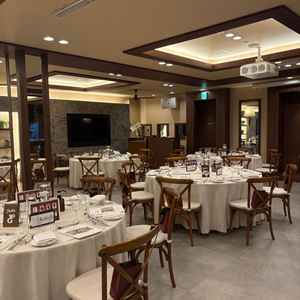 披露宴会場です