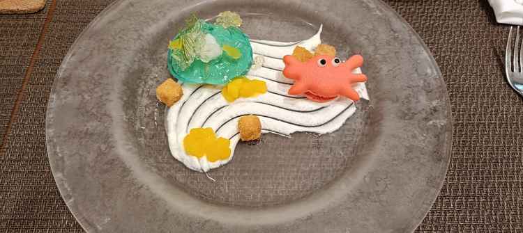 試食のデザート