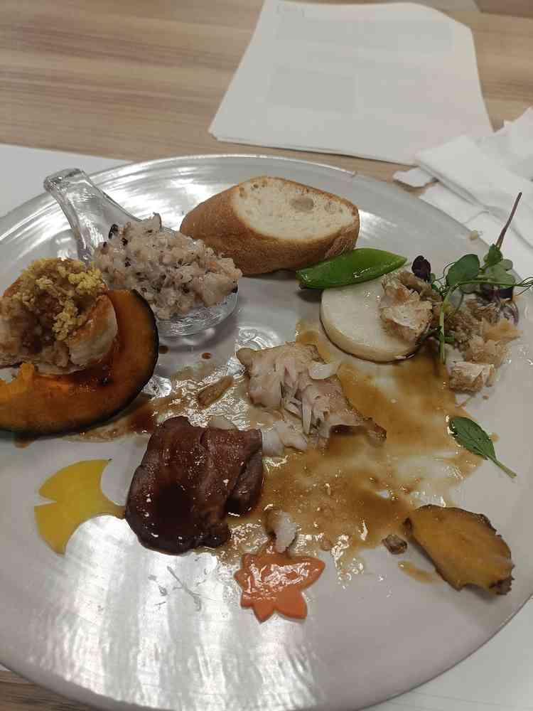 試食のプレート