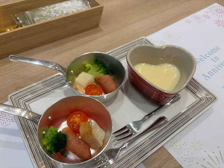 試食① ウェルカムパーティで提供していただける食事