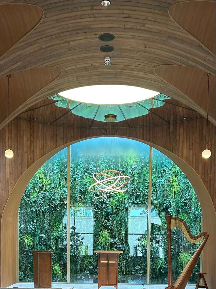 今年8月にリニューアルされたチャペル。