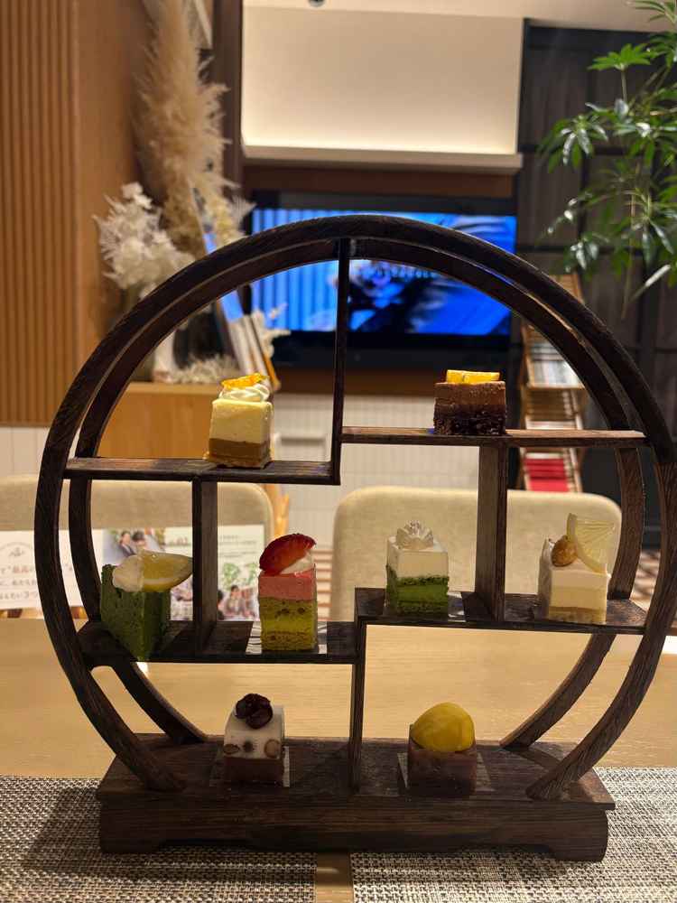 お打ち合わせ時の試食デザート 見た目が可愛くて嬉しい！という気持ちになった