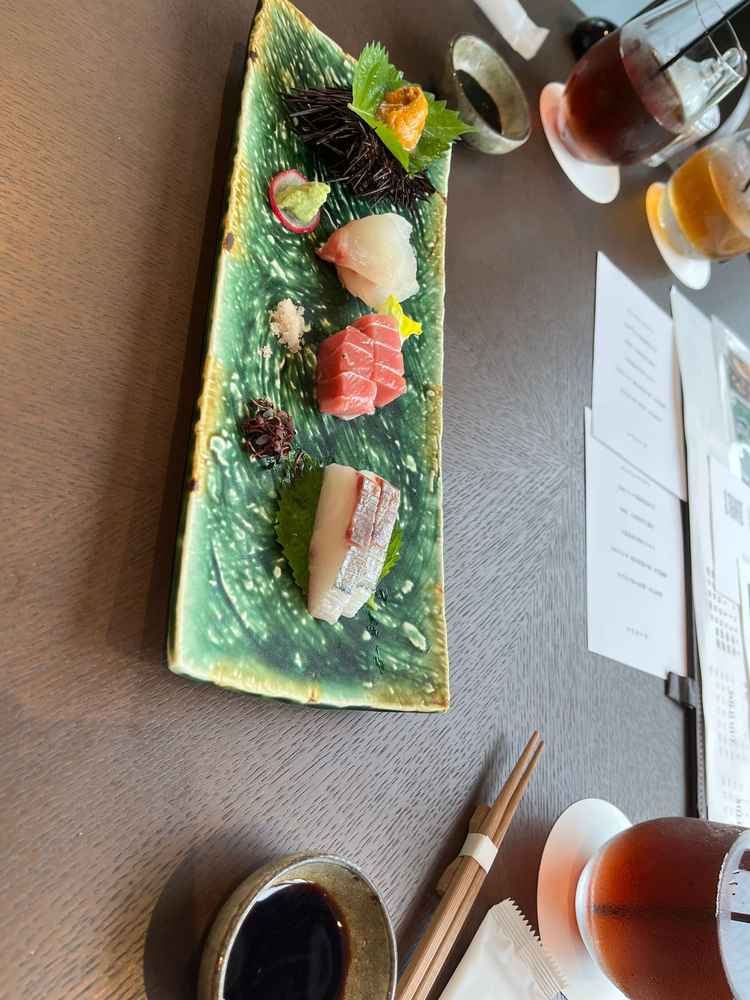 試食の海鮮です。