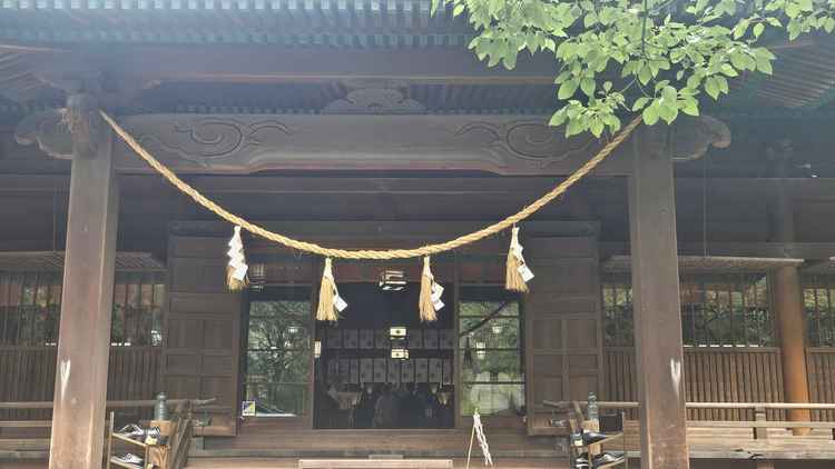 神社　実際に神前式が行われていました。