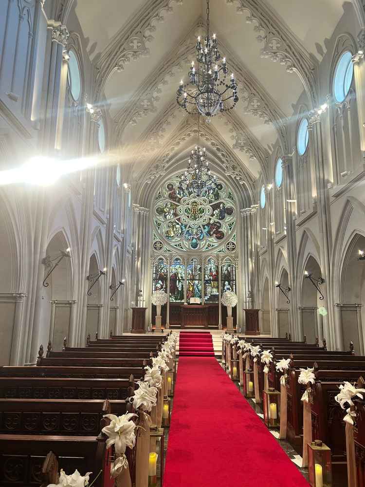 チャペル入口からの景色