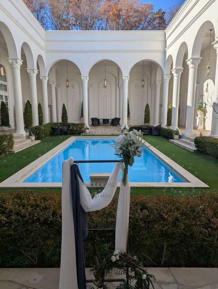 ヴィクトリアハウスの中庭