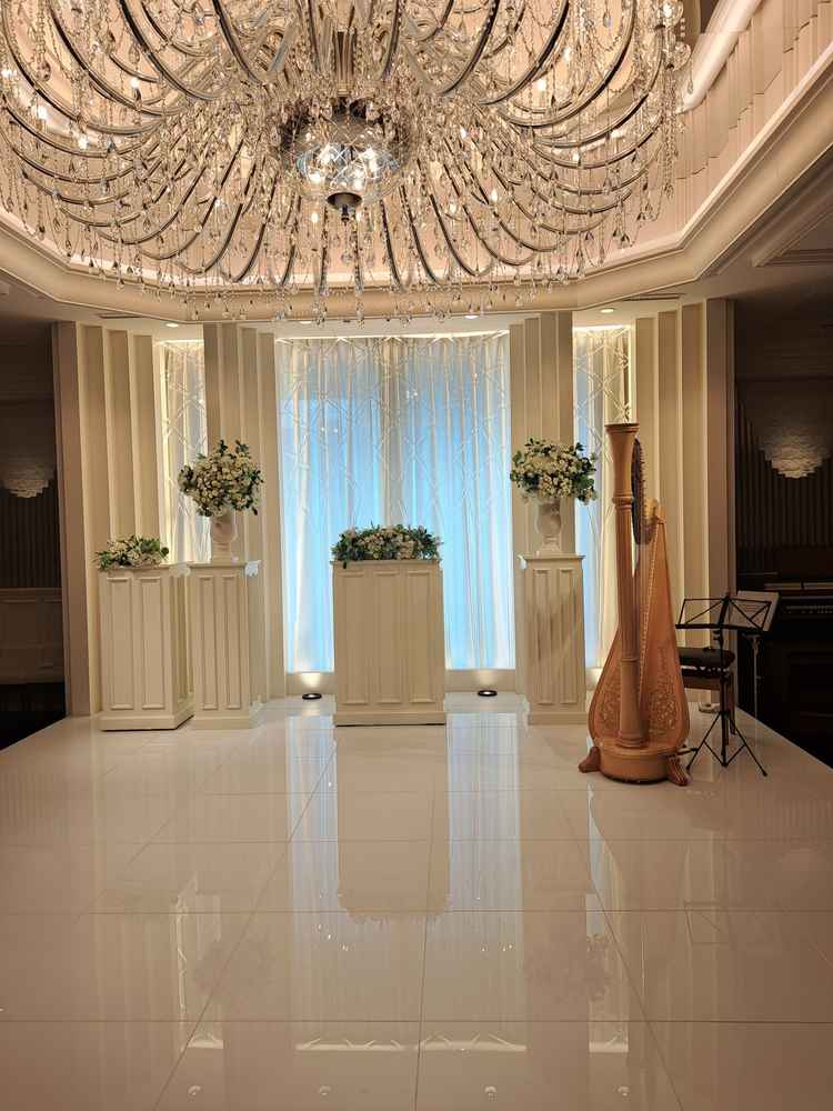 チャペルです。ハーブとオルガンの演奏がありました。