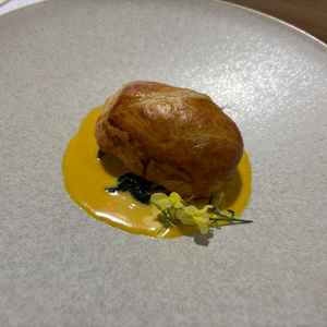 料理:平目のアンクルート。フェアの中で特に魅力に感じた料理です