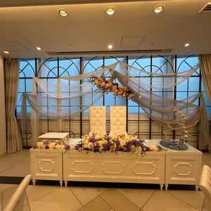 飾りも素敵で、ゲストとの距離感も非常に理想的でした。