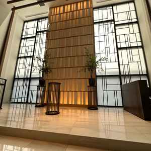 挙式会場は綺麗でした。