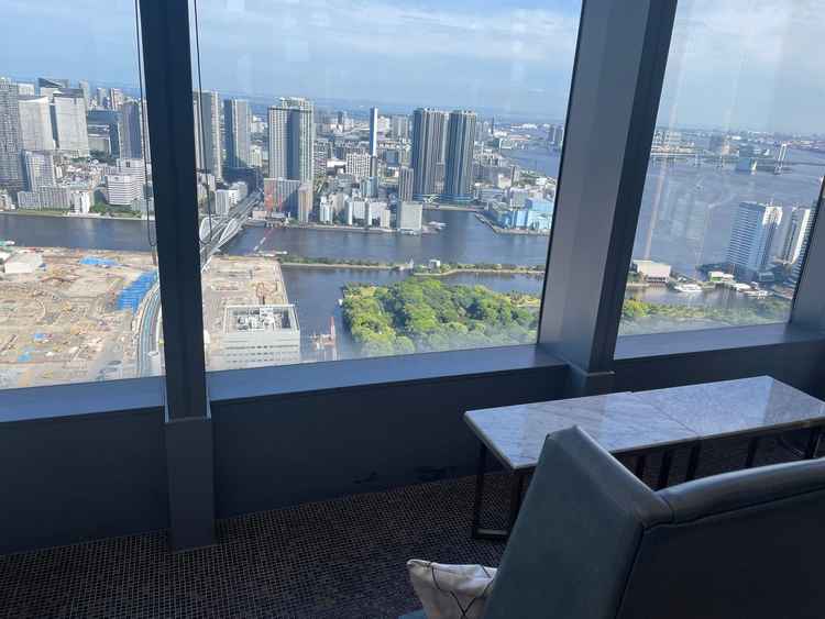 待機する場所の眺めも素晴らしい