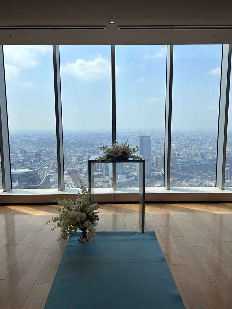 名古屋の景色が一望できました。高層階の良さがここに詰まっていると思います。