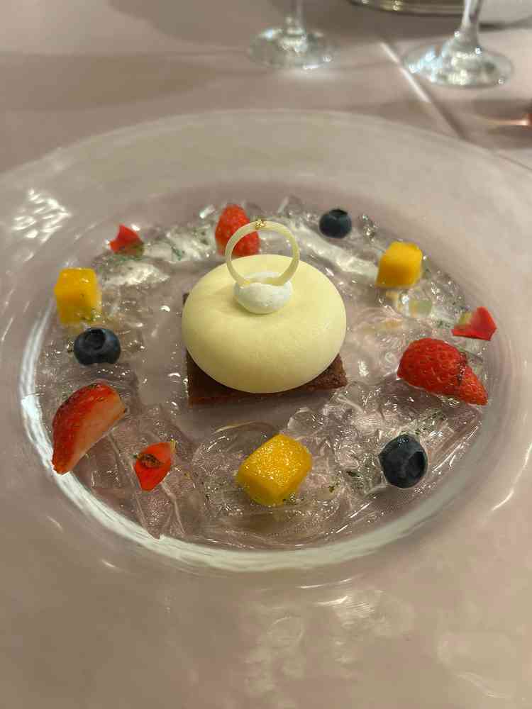 試食会のデザート