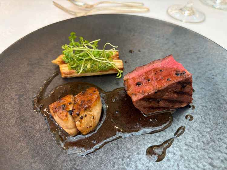 試食会のメイン料理。和フレンチで食べやすかったです。