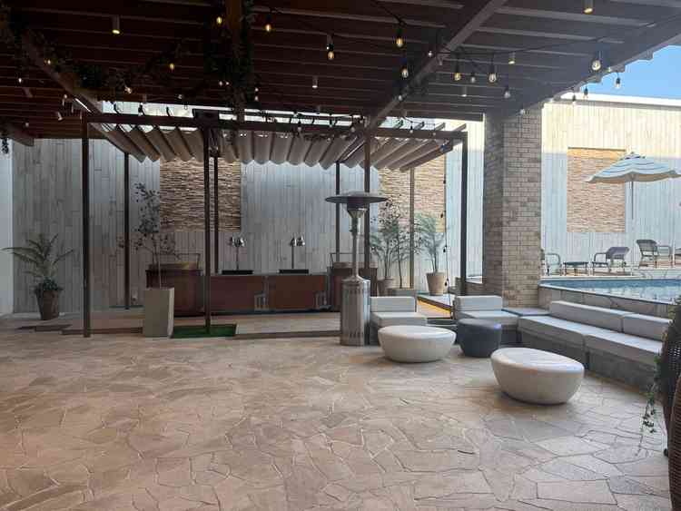 グランピング形式で披露宴ができるのが素敵だった。