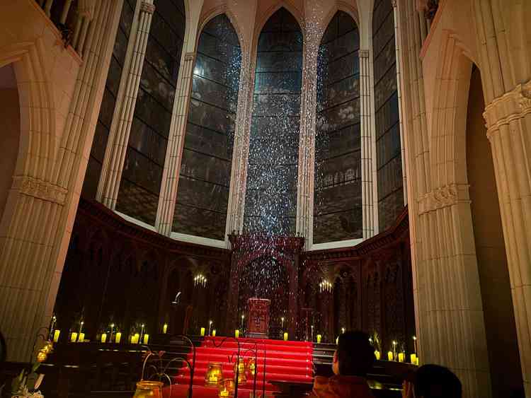 雪の降る演出が綺麗でした