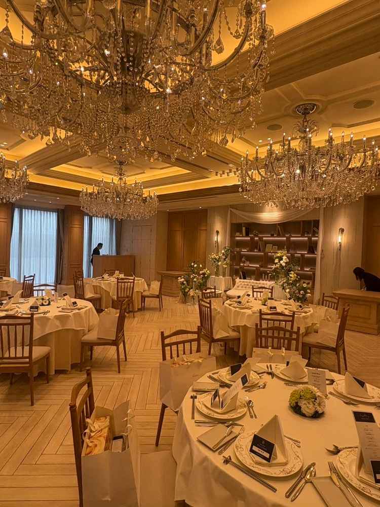 披露宴会場内部