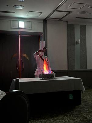 料理の演出