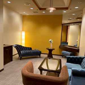 新郎新婦の控室の写真。