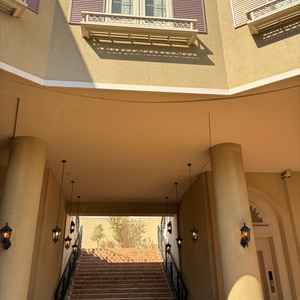 フラワーシャワーのところ(シャボン玉も可)