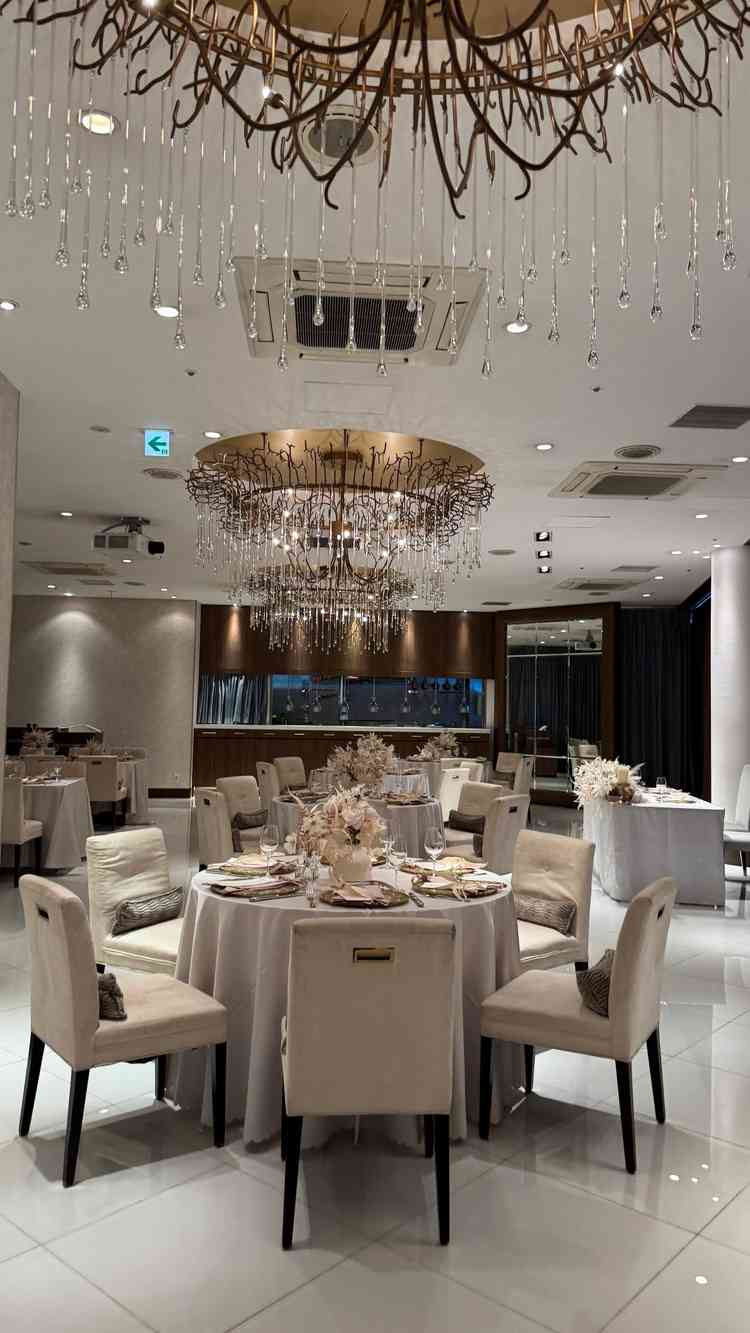 ライブキッチンがついている披露宴会場