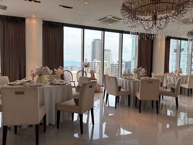 11階の披露宴会場の写真です。