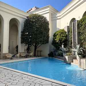 プールガーデンが披露宴会場からも見えてよかったです。