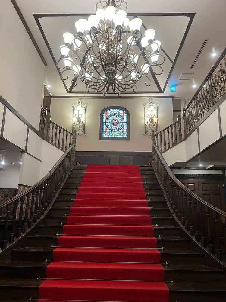 大階段。雰囲気がとても良い