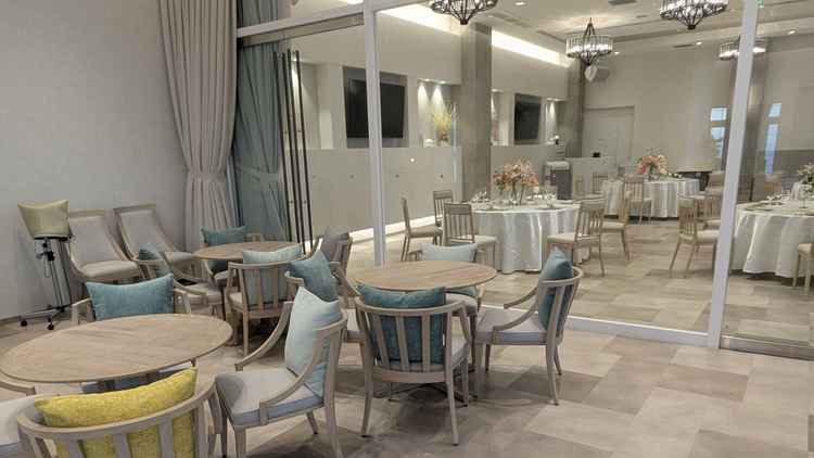 待合室がお洒落で、ゲストに喜ばれそうだと感じました