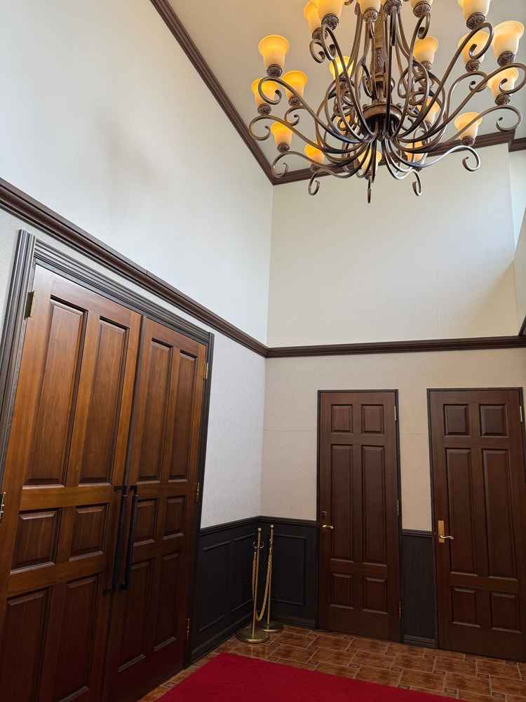 挙式前な空間、こちらも落ち着いた雰囲気