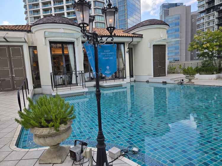 披露宴会場のガーデン