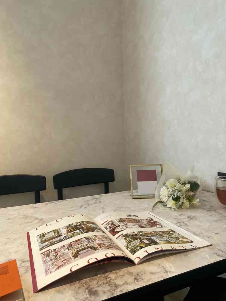 フェア中のカウンター